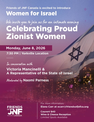 Celebrating Proud Zionist Women